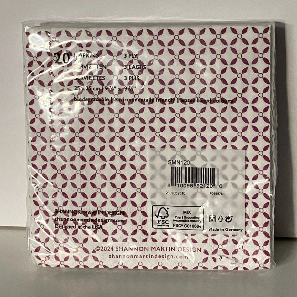 Shannon Martin cocktail Napkins 5